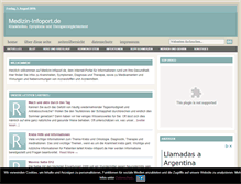Tablet Screenshot of medizin-infoport.de